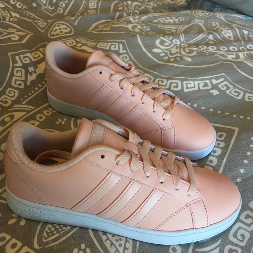 Blush pink adidas